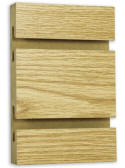 Oak Melamine Slatwall